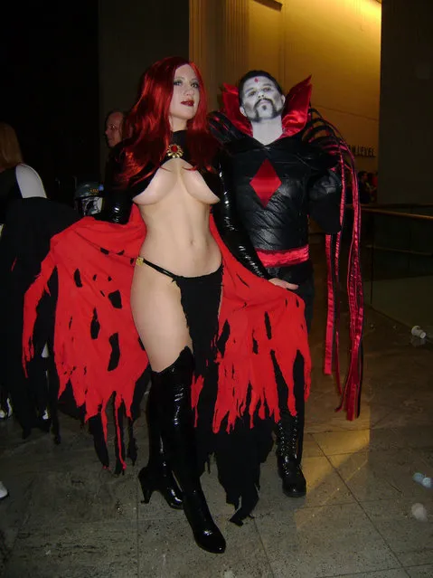 Goblin Queen and Mister Sinister. (Photo and caption by BelleChere)