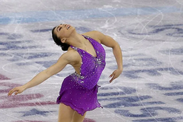 Figure Skating, ISU World Figure Skating Championships, Ladies Short Program, Boston, Massachusetts, United States on March 31, 2016: Gabrielle Daleman of Canada competes. (Photo by Brian Snyder/Reuters)