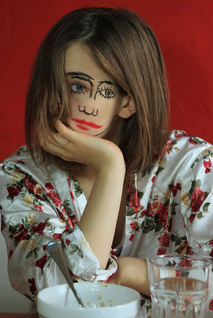 Portraits Of The Double-Faced Girl By Sebastian Bieniek