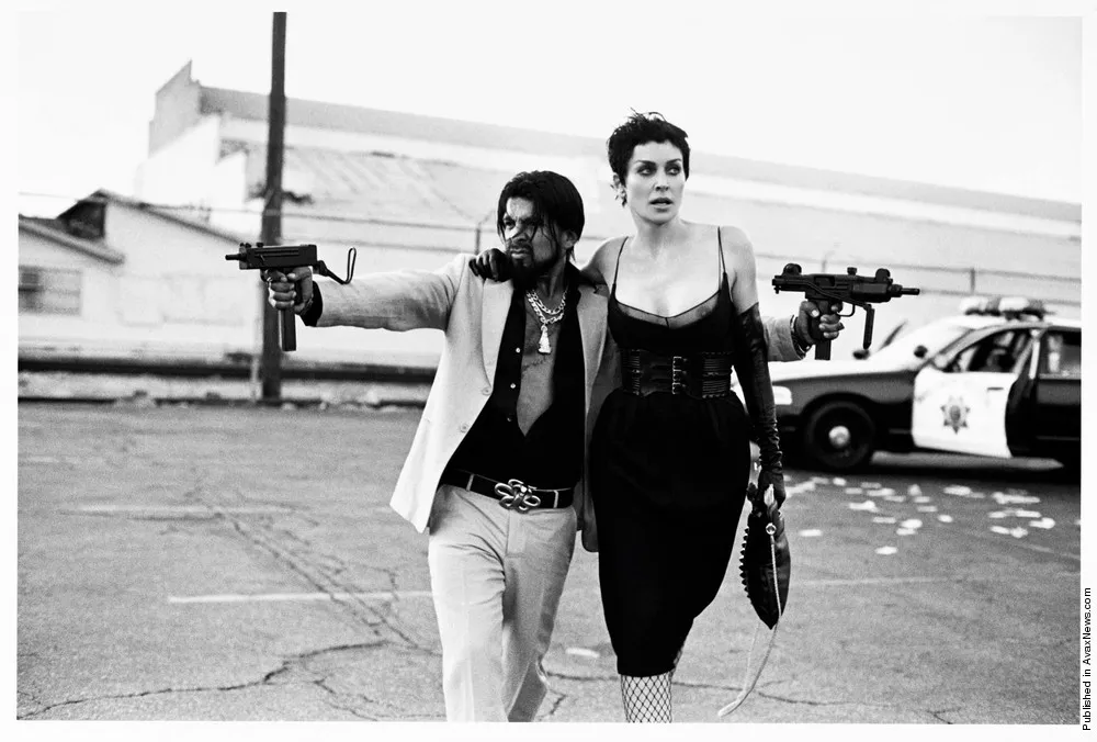 Photoshoot: Sharon Stone and Anton Rivas