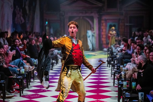 Plied & Prejudice, an immersive Australian comedy based on Jane Austen’s novel, has opened in The Vaults, under Waterloo station in London on March 12, 2025. (Photo by Guy Bell/Alamy Live News)