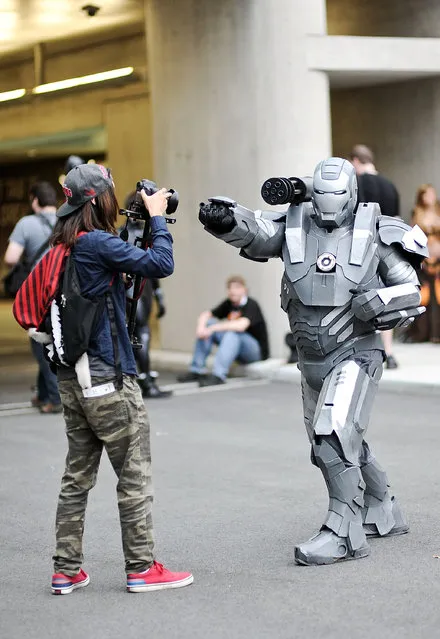 A general view of atmosphere during the 2014 New York Comic Con at Jacob Javitz Center on October 10, 2014 in New York City. (Photo by Daniel Zuchnik/Getty Images)