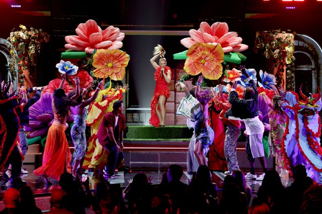 The Puerto Rican singer Olga Tanon at the Billboard Latin Music Awards in Miami, Florida on October 23, 2025. (Photo by: Alexander Tamargo/Telemundo via Getty Images)