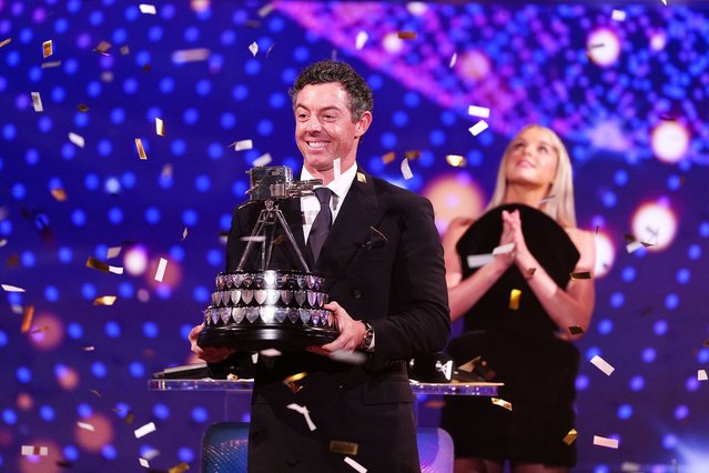 Rory McIlroy receives the BBC Sports Personality of the Year 2025 award during the 2025 BBC Sports Personality of the Year Awards held at dock10 Studios at MediaCityUK, Salford, Uk on Thursday December 18, 2025. (Photo by David Davies/PA Images via Getty Images)