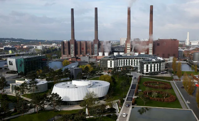 A general view shows the Volkswagen production site in Wolfsburg, Germany, April 28, 2016. (Photo by Fabrizio Bensch/Reuters)