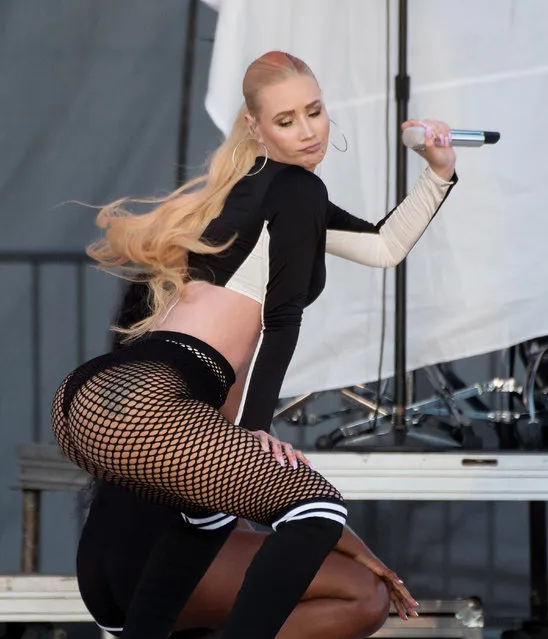 Iggy Azalea performs during the 2018 California Mid-State Fair on July 22, 2018 in Paso Robles, California. (Photo by C. Flanigan/Getty Images)