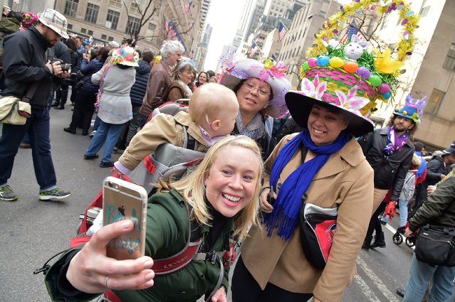 The 2016 New York City Easter Parade on March 27, 2016 in New York City. (Photo by Theo Wargo/Getty Images)