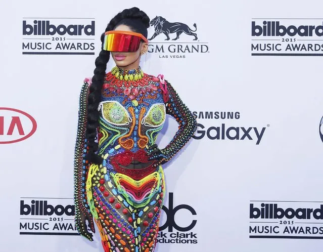 Singer Dencia arrives at the 2015 Billboard Music Awards in Las Vegas, Nevada May 17, 2015. (Photo by L. E. Baskow/Reuters)