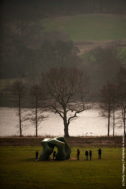 Henry Moore's perminant work  at Yorkshire Sculpture park