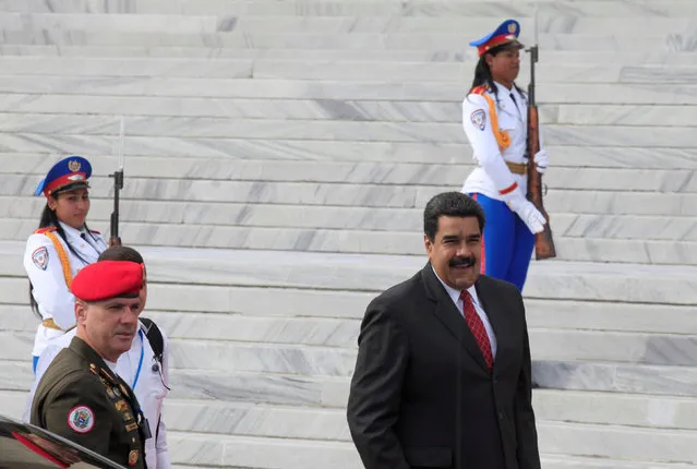Venezuela's President Nicolas Maduro arrives at the 7th Summit of Heads of State for the Association of Caribbean States (ACS) in Havana, Cuba June 4, 2016. (Photo by Enrique de la Osa/Reuters)