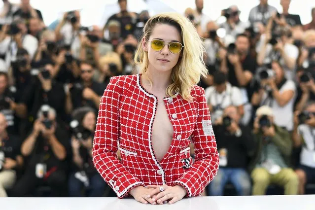 American actress Kristen Stewart poses for photographers at the photo call for the film “Crimes of the Future” at the 75th international film festival, Cannes, southern France, Tuesday, May 24, 2022. (Photo by Piroschka Van De Wouw/Reuters)