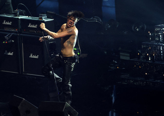 YungBlud performs during a tribute for Ozzy Osbourne at the 2025 MTV Video Music Awards in Elmont, New York, U.S., September 7, 2025. (Photo by Brendan Mcdermid/Reuters)