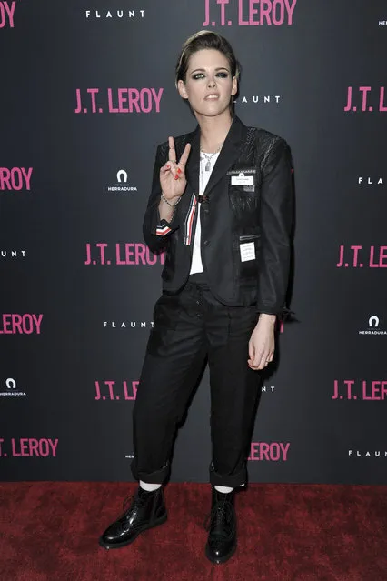 Kristen Stewart attends the LA Premiere of “JT LeRoy” at ArcLight Hollywood on Wednesday, April 24, 2019, in Los Angeles. (Photo by Richard Shotwell/Invision/AP Photo)