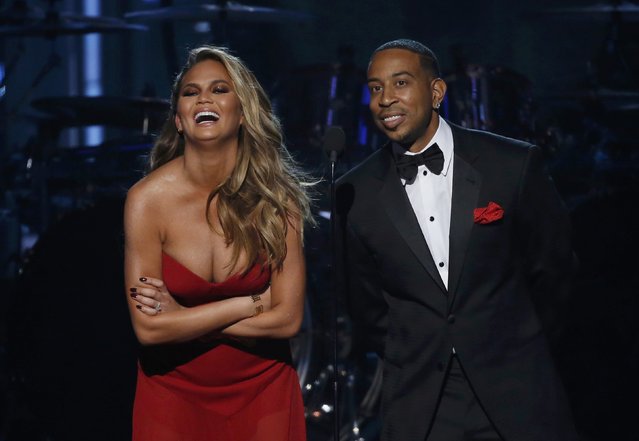 Hosts Chrissy Teigen and Ludacris speak at the 2015 Billboard Music Awards in Las Vegas, Nevada May 17, 2015. (Photo by Mario Anzuoni/Reuters)
