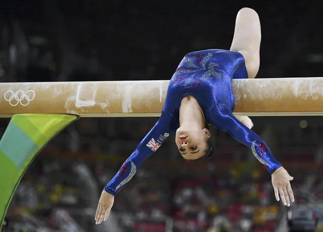 2016 Rio Olympics, Artistic Gymnastics, Preliminary - Women's Qualification, Subdivisions, Rio Olympic Arena, Rio de Janeiro, Brazil on August 7, 2016. Claudia Fragapane (GBR) of United Kingdom competes on the beam during the women's qualifications. (Photo by Dylan Martinez/Reuters)
