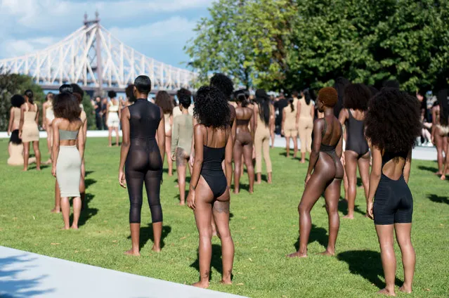 Models on the catwalk Yeezy: Season 4 show, Spring Summer 2017, New York Fashion Week, USA on September 7, 2016. (Photo by Your Name/BFA/Rex Features/Shutterstock)