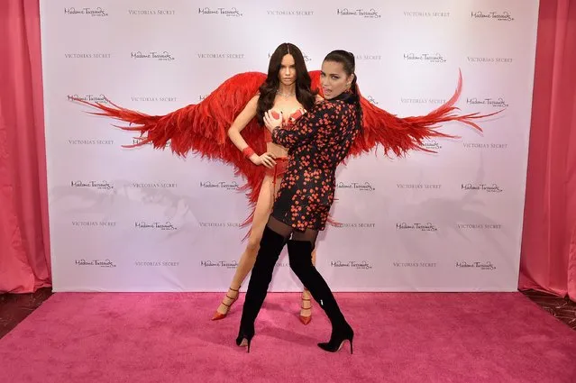 Victoria's Secret Angel Adriana Lima Unveils her Madame Tussauds Wax Figure on November 30, 2015 in New York City. (Photo by Mike Coppola/Getty Images for Victoria's Secret)