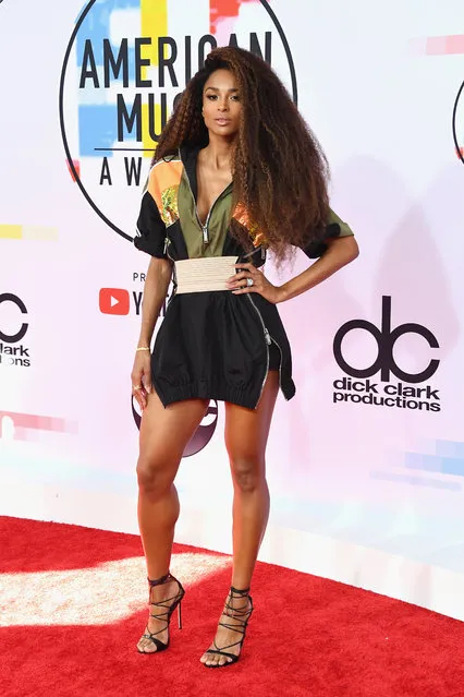 Ciara attends the 2018 American Music Awards at Microsoft Theater on October 9, 2018 in Los Angeles, California. (Photo by Steve Granitz/WireImage)