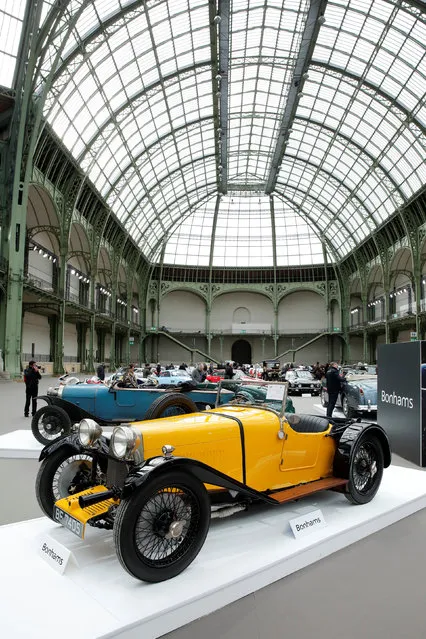 An Aston Martin 1½-Litre Standard Sports Model is displayed during an exhibition of vintage and classic cars  by Bonhams auction house at the Grand Palais during the Retromobile week in Paris, France, February 8, 2017. (Photo by Benoit Tessier/Reuters)