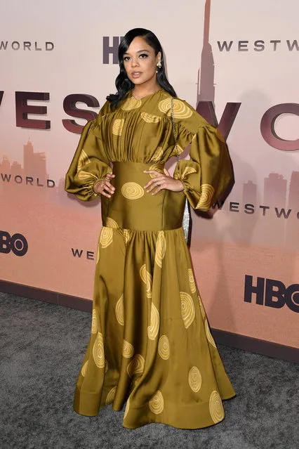 Tessa Thompson attends the Premiere of HBO's “Westworld” Season 3 at TCL Chinese Theatre on March 05, 2020 in Hollywood, California. (Photo by Jon Kopaloff/FilmMagic)