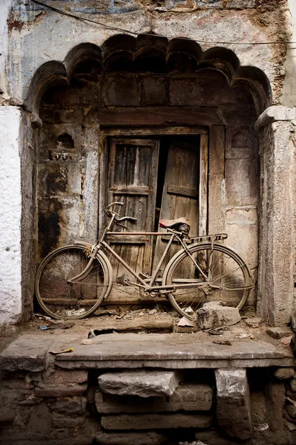 “Throwed-away bicycle”. Throughed-away bicycle. Location: India. (Photo and caption by Tang Wing Kit/National Geographic Traveler Photo Contest)