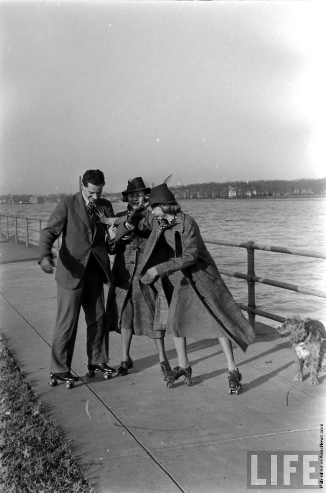 Rollerblading in 1938