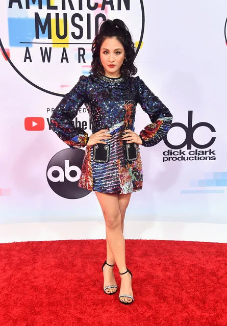 Constance Wu attends the 2018 American Music Awards at Microsoft Theater on October 9, 2018 in Los Angeles, California. (Photo by Frazer Harrison/Getty Images)