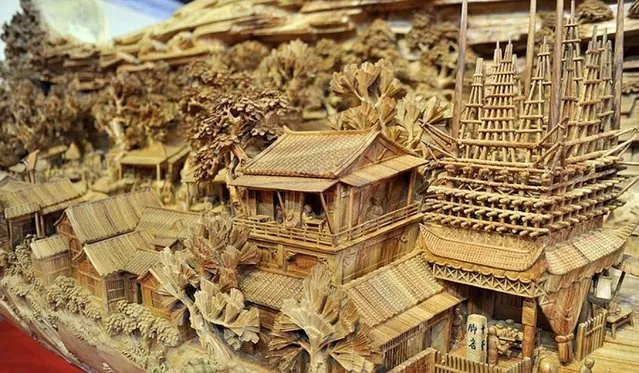 Wooden Sculpture By Zheng Chunhui