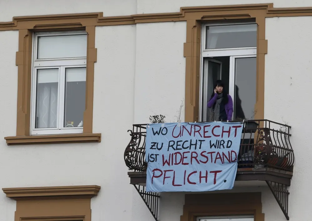 Fiery Protests in Frankfurt