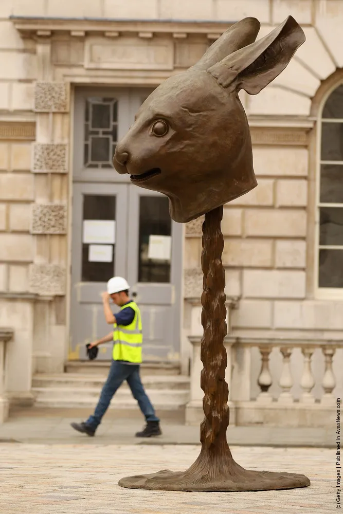 Ai Weiwei's Circle Of Animals/Zodiac Heads At Somerset House