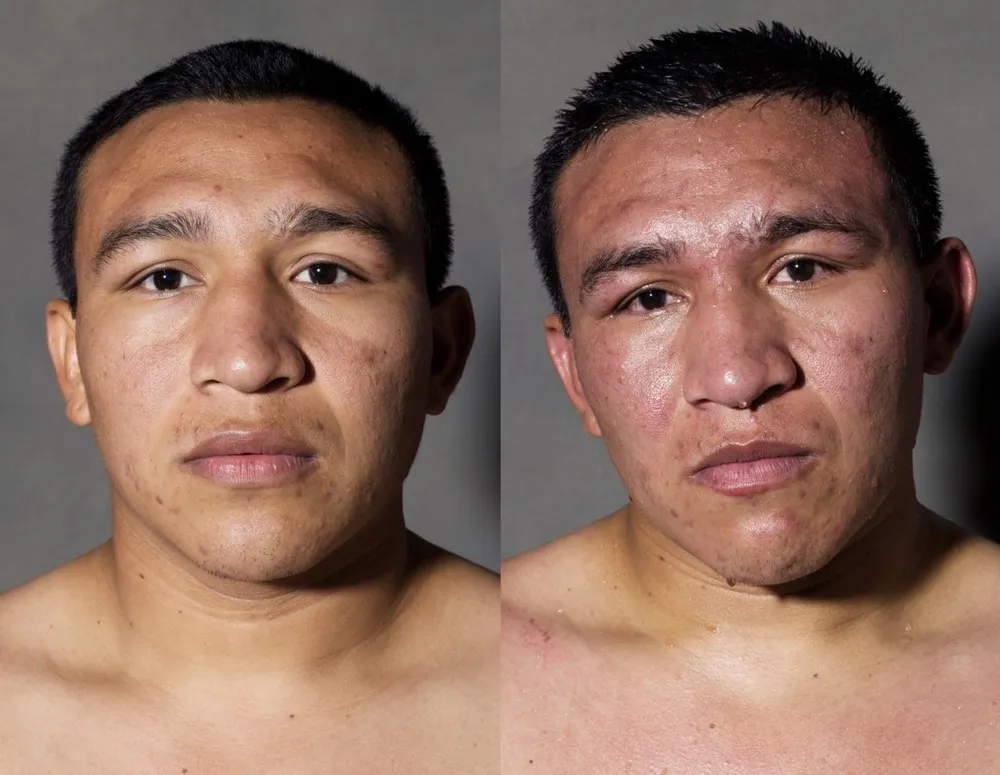 Boxing Before and After by Howard Schatz