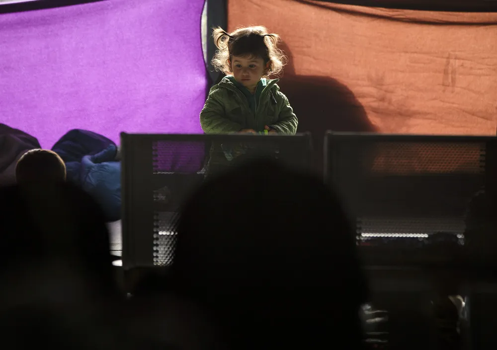 Refugees at Greek Border