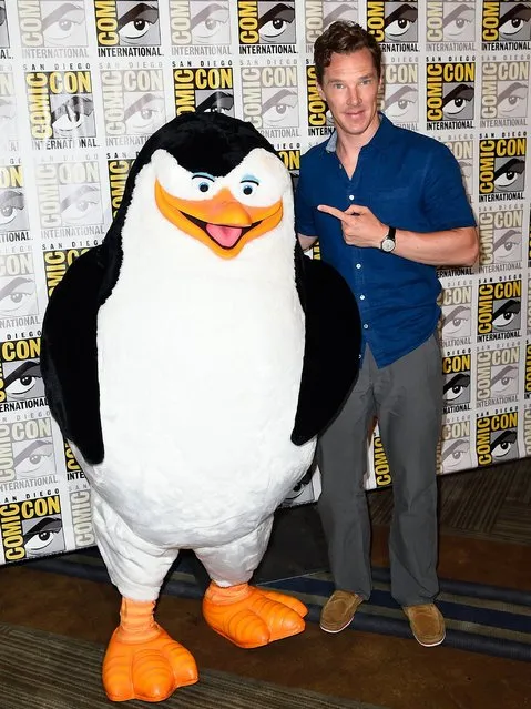 Actor Benedict Cumberbatch attends DreamWorks Animation Press Line during Comic-Con International 2014 at Hilton Bayfront on July 24, 2014 in San Diego, California. (Photo by Frazer Harrison/Getty Images)