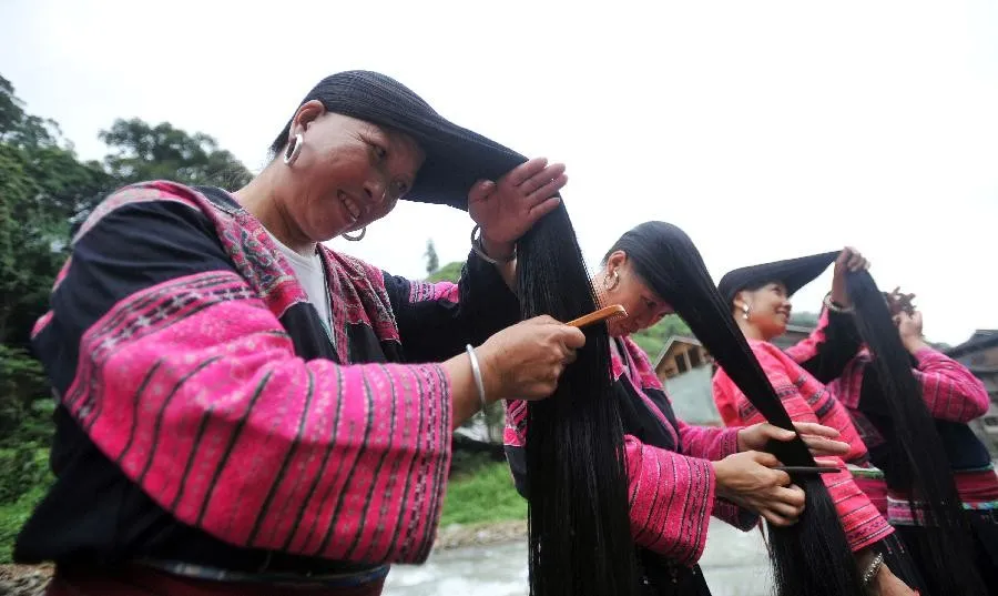 Yao Ethnic Women Keep Long Hair Tradition Alive