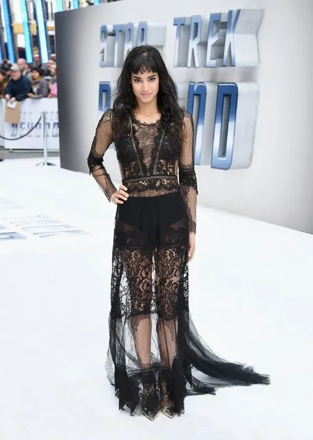 Sofia Boutella attends the UK Premiere of Paramount Pictures “Star Trek Beyond” at the Empire Leicester Square on July 12, 2016 in London, England. (Photo by Gareth Cattermole/Getty Images for Paramount Pictures)