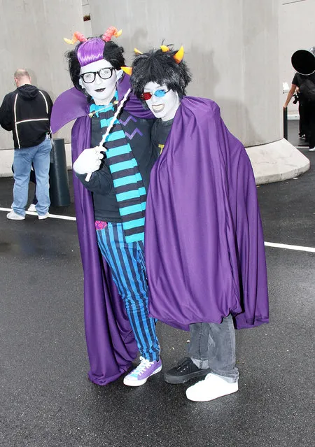 General Atmosphere at 2014 New York Comic Con – Day 3 at Jacob Javitz Center on October 11, 2014 in New York City. (Photo by Laura Cavanaugh/Getty Images)