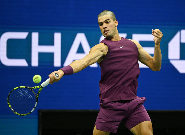 Venus Williams Vs Karolina Muchova on Arthur Ashe Stadium at the USTA Billie Jean King National Tennis Center on August 25, 2025 in Flushing Queens. (Photo by Capital Pictures/The Mega Agency)