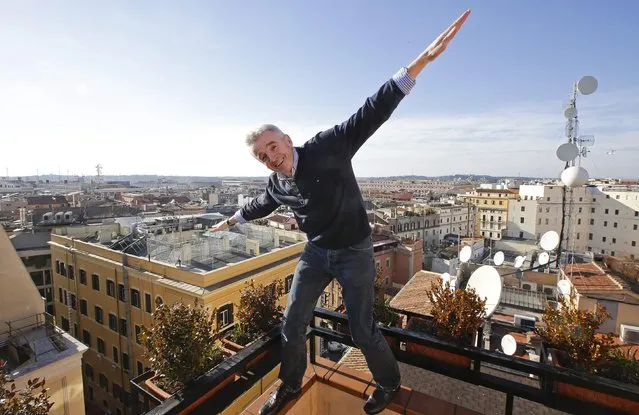 Ryanair CEO Michael O'Leary poses following a news conference in Rome January 27, 2015. (Photo by Max Rossi/Reuters)