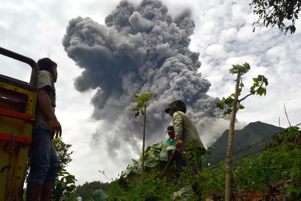 The Eruptions of Mount Sinabung