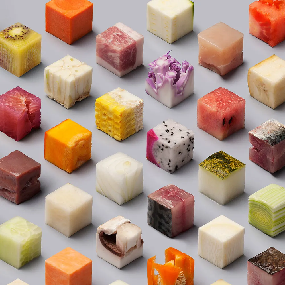 Foods Cut Into Cubes by Lernert and Sander