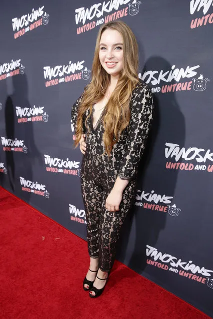 Alexa Losey attends the Los Angeles premiere of Awesomeness Film's JANOSKIANS: UNTOLD AND UNTRUE at Bruin Theatre on Tuesday, August 25, 2015, in Los Angeles, CA. (Photo by Eric Charbonneau/Invision for AwesomenessFilms/AP Images)