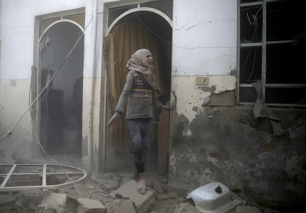 Air Strikes in Damascus