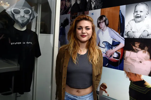 Kurt Cobain's daughter Frances Bean Cobain attends the opening of “Growing Up Kurt” exhibition featuring personal items of Nirvana frontman Kurt Cobain at the museum of Style Icons in Newbridge, Ireland, July 17, 2018. (Photo by Clodagh Kilcoyne/Reuters)