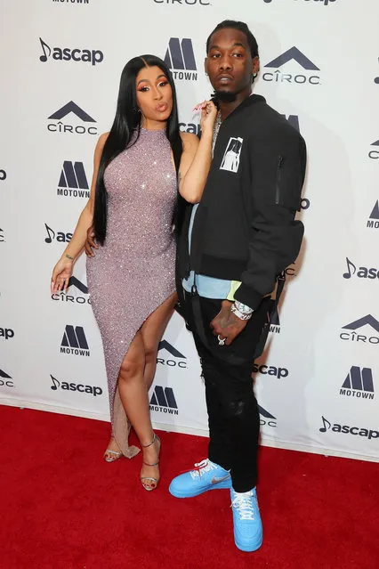 Cardi B and Offset attend 2019 ASCAP Rhythm & Soul Music Awards at the Beverly Wilshire Four Seasons Hotel on June 20, 2019 in Beverly Hills, California. (Photo by Amy Sussman/Getty Images)