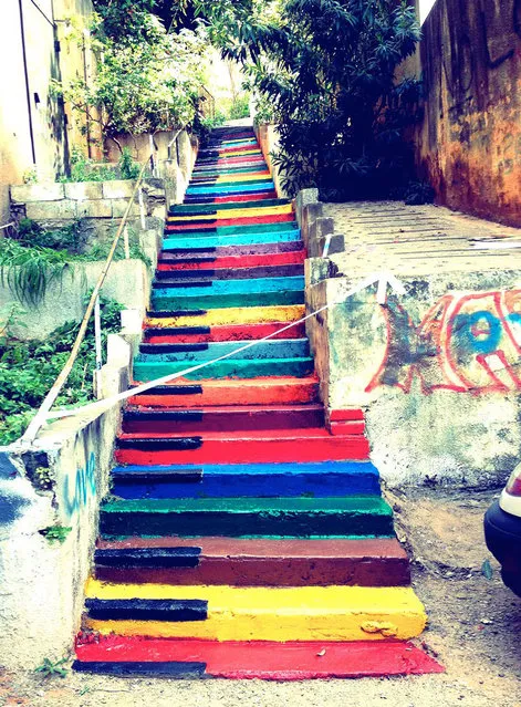 Painted Stairs From All Over The World