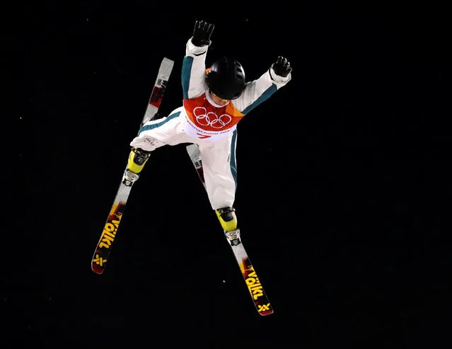 Laura Peel from Australia during the freestyle skiing finals of the 2018 Winter Olympics in the Bokwang Snow Phoenix Park in Pyeongchang, South Korea, 16 February 2018. (Photo by Issei Kato/Reuters)