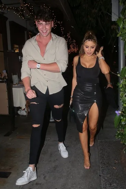 Scottie Pippen's wife Larsa Pippen and Harry Jowsey spark dating rumors as the two leave Il Pastaio together in Beverly Hills, CA. on October 7, 2020. (Photo by Backgrid USA)