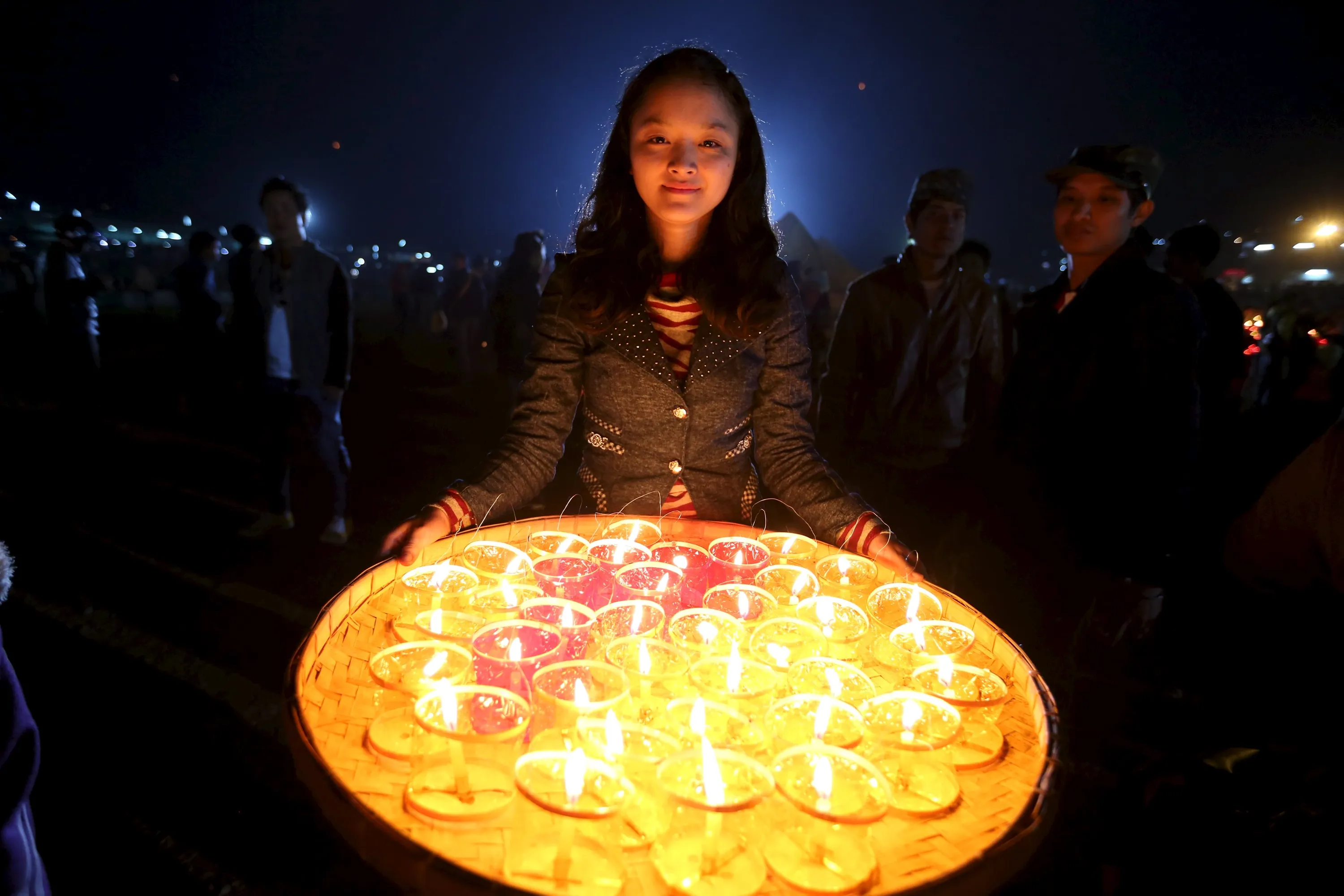 Tazaungdaing Lighting Festival in Myanmar