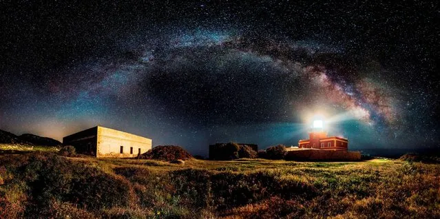 “The milky way arch form south to north in the lighthouse in Capo Spartivento, south Sardinia”. (Photo and caption by Ivan Pedretti/2014 Sony World Photography Awards)