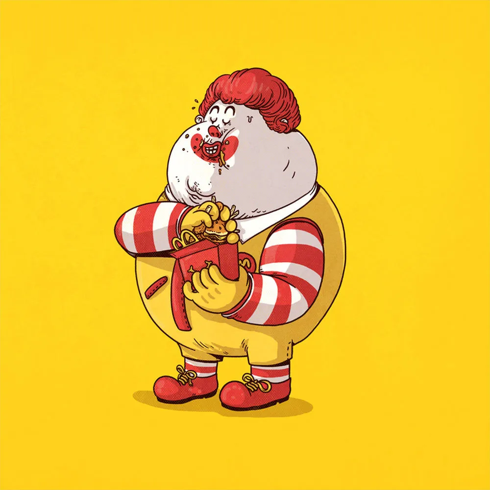 Fat Pop Culture Characters by Alex Solis Part 2